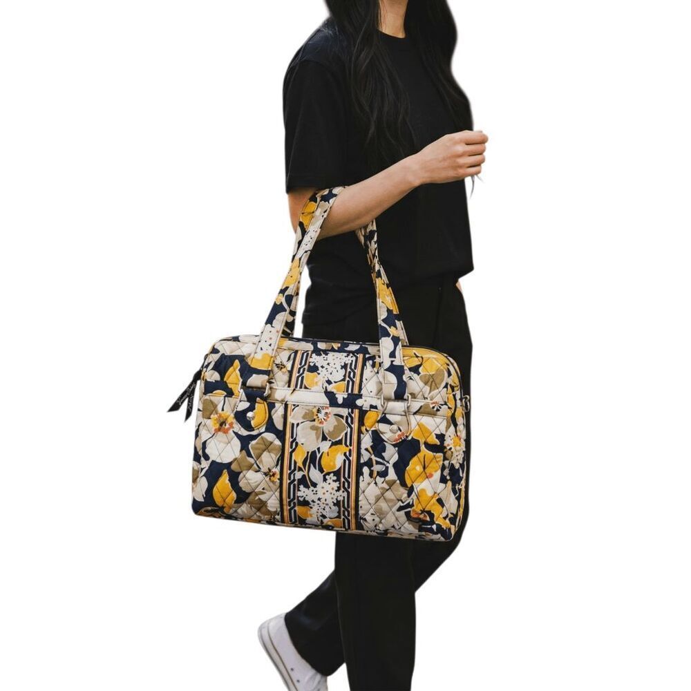 VERA BRADLEY Town Square Duffle Bag In Dogwood Pattern